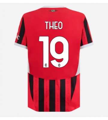 AC Milan Theo Hernandez #19 Primera Equipación 2024-25 Manga Corta